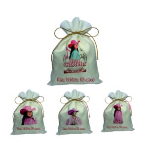 Saquinho de Tecido Personalizado – Ana Castela Rosa