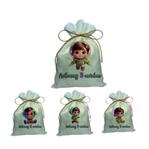 Saquinho de Tecido Personalizado – Astronauta