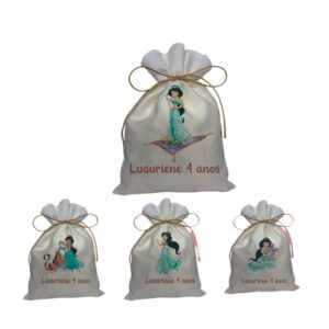 Saquinho de Tecido Personalizado – Jasmine Mod 1