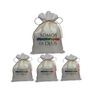 Saquinho de Tecido Personalizado – Somos Obra Prima